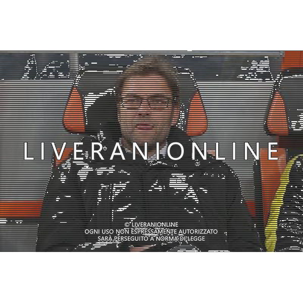 DONIECK 13.02.2013 PIERWSZY MECZ 1/8 FINALU LIGA MISTRZOW SEZON 2012/13: SZACHTAR DONIECK - BORUSSIA DORTMUND --- UEFA CHAMPIONS LEAGUE 1/8 FINAL FIRST MATCH: SHAKHTAR DONETSK - BVB 1909 JUERGEN KLOPP FOT. PIOTR KUCZA/NEWSPIX.PL --- Newspix.pl AG ALDO LIVERANI S A S ONLY ITALY *** Local Caption *** www.newspix.pl mail us: info@newspix.pl call us: 0048 022 23 22 222 --- Polish Picture Agency by Ringier Axel Springer Poland