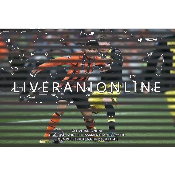 DONIECK 13.02.2013 PIERWSZY MECZ 1/8 FINALU LIGA MISTRZOW SEZON 2012/13: SZACHTAR DONIECK - BORUSSIA DORTMUND --- UEFA CHAMPIONS LEAGUE 1/8 FINAL FIRST MATCH: SHAKHTAR DONETSK - BVB 1909 TAISON LUKASZ PISZCZEK FOT. PIOTR KUCZA/NEWSPIX.PL --- Newspix.pl AG ALDO LIVERANI S A S ONLY ITALY *** Local Caption *** www.newspix.pl mail us: info@newspix.pl call us: 0048 022 23 22 222 --- Polish Picture Agency by Ringier Axel Springer Poland