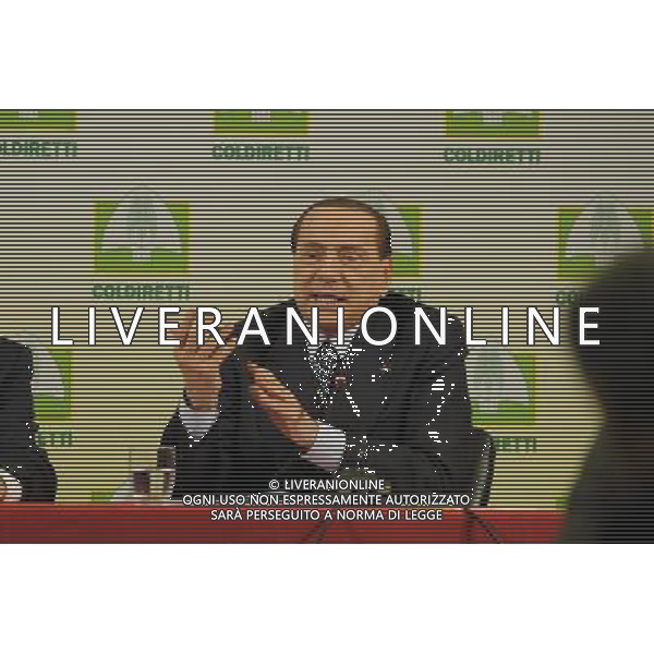 Intervento di Silvio Berlusconi alla Coldiretti - Roma 15 febbraio 2013 ©/AGENZIA ALDO LIVERANI SAS