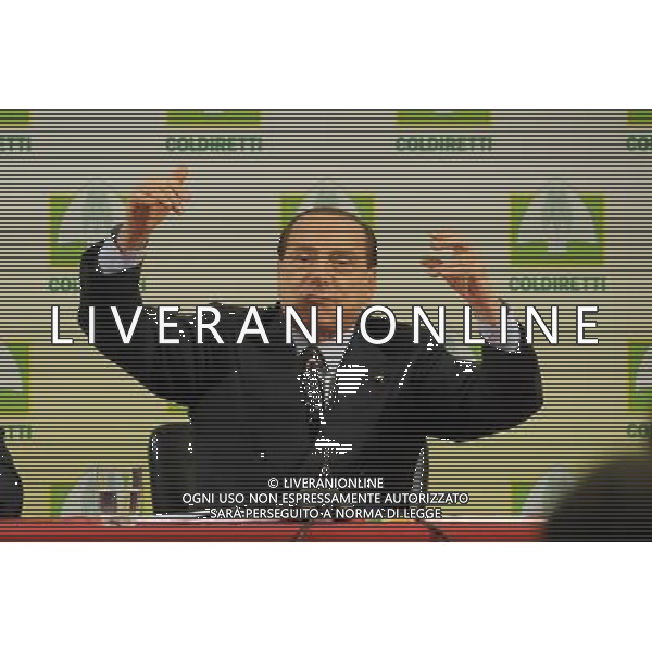Intervento di Silvio Berlusconi alla Coldiretti - Roma 15 febbraio 2013 ©/AGENZIA ALDO LIVERANI SAS