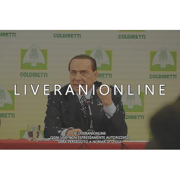 Intervento di Silvio Berlusconi alla Coldiretti - Roma 15 febbraio 2013 ©/AGENZIA ALDO LIVERANI SAS