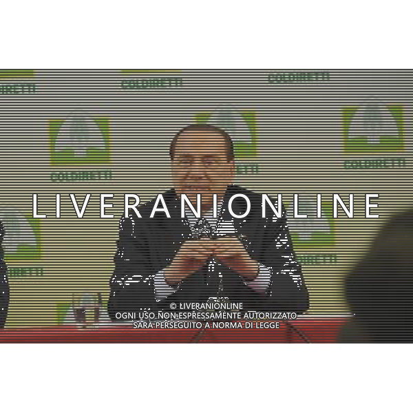 Intervento di Silvio Berlusconi alla Coldiretti - Roma 15 febbraio 2013 ©/AGENZIA ALDO LIVERANI SAS