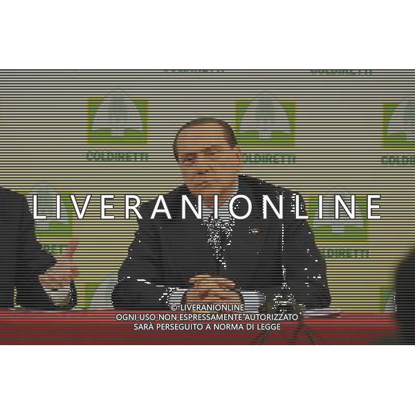 Intervento di Silvio Berlusconi alla Coldiretti - Roma 15 febbraio 2013 ©/AGENZIA ALDO LIVERANI SAS