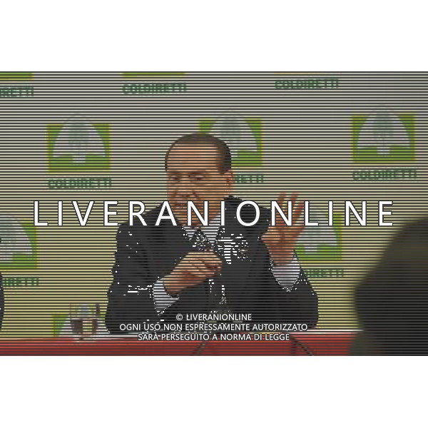 Intervento di Silvio Berlusconi alla Coldiretti - Roma 15 febbraio 2013 ©/AGENZIA ALDO LIVERANI SAS