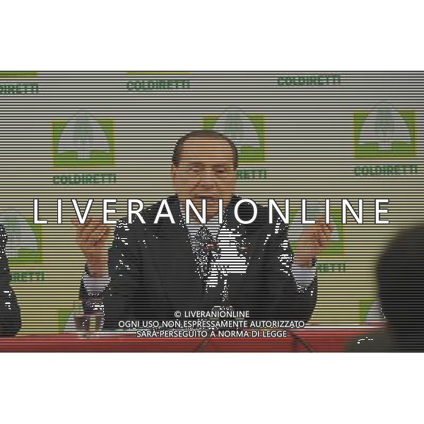Intervento di Silvio Berlusconi alla Coldiretti - Roma 15 febbraio 2013 ©/AGENZIA ALDO LIVERANI SAS