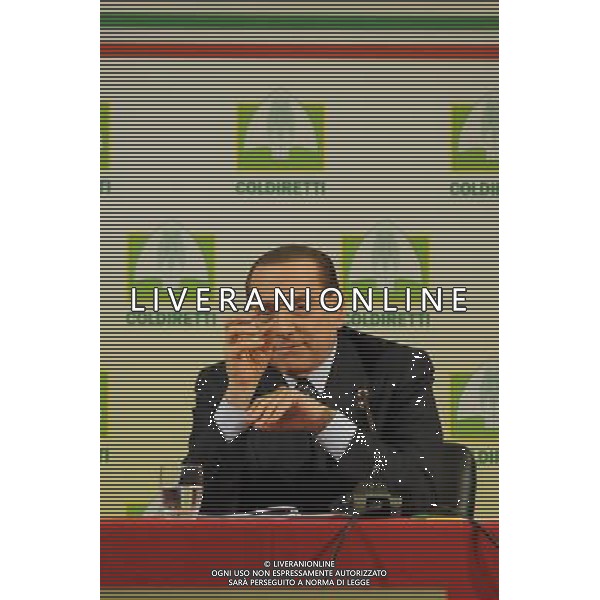 Intervento di Silvio Berlusconi alla Coldiretti - Roma 15 febbraio 2013 ©/AGENZIA ALDO LIVERANI SAS