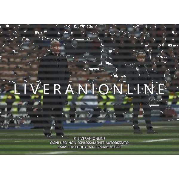 Sir Alex Ferguson Manager Manchester United 2012/13 Real Madrid Vs Manchester United (1-1) 13/02/13 The Champions League Photo: Robin Parker Fotosports International AG ALDO LIVERANI S A S ONLY ITALY