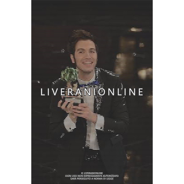 63mo Festival della canzone italiana di SanRemo Quarta Serata 15 febbraio 2013 nella foto Antonio Maggio vincitore giovani ©/AGENZIA ALDO LIVERANI SAS