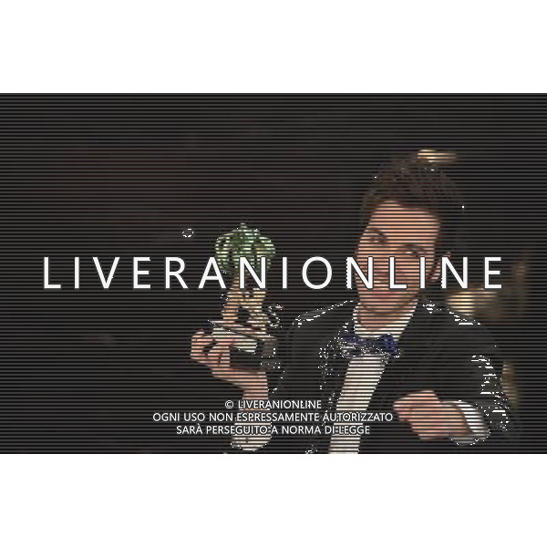 63mo Festival della canzone italiana di SanRemo Quarta Serata 15 febbraio 2013 nella foto Antonio Maggio vincitore giovani ©/AGENZIA ALDO LIVERANI SAS