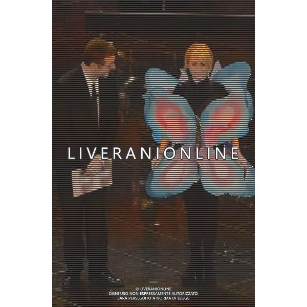 63mo Festival della canzone italiana di SanRemo Quinta Serata Finale 16 febbraio 2013 nella foto Luciana Littizzetto e fabio fazio ©/AGENZIA ALDO LIVERANI SAS