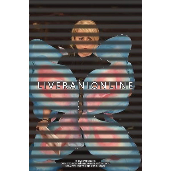 63mo Festival della canzone italiana di SanRemo Quinta Serata Finale 16 febbraio 2013 nella foto Luciana Littizzetto vestita da farfallina ©/AGENZIA ALDO LIVERANI SAS