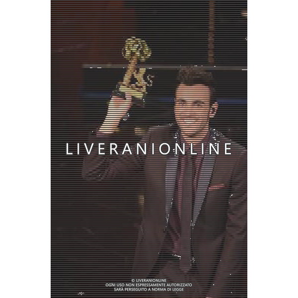 63mo Festival della canzone italiana di SanRemo Quinta Serata Finale 16 febbraio 2013 nella foto il vincitore Marco Mengoni ©/AGENZIA ALDO LIVERANI SAS