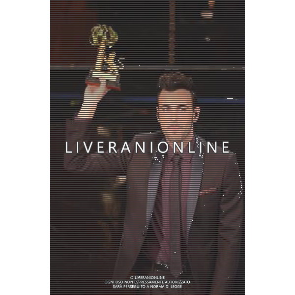 63mo Festival della canzone italiana di SanRemo Quinta Serata Finale 16 febbraio 2013 nella foto il vincitore Marco Mengoni ©/AGENZIA ALDO LIVERANI SAS