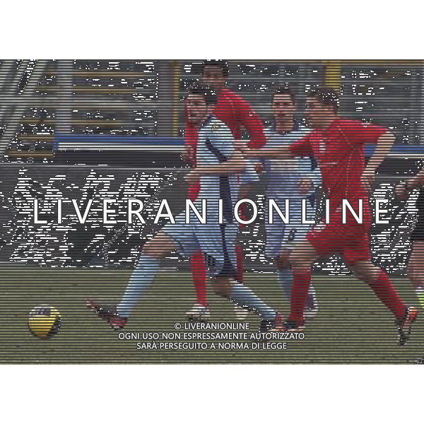 BERGAMO 17 FEBBRAIO 2013,nella foto MATTIA VALOTI ,ph.francesco moro/Aldo Liverani ALBINOLEFFE - CARPI PRIMA DIVISIONE 17 FEBBRAIO 2013 ©/AGENZIA ALDO LIVERANI SAS