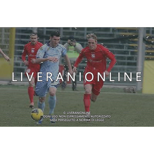 BERGAMO 17 FEBBRAIO 2013,nella foto MATTIA CORRADI ,ph.francesco moro/Aldo Liverani ALBINOLEFFE - CARPI PRIMA DIVISIONE 17 FEBBRAIO 2013 ©/AGENZIA ALDO LIVERANI SAS