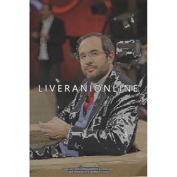 ROMA TRASMISSIONE TELEVISIVA BALLARO\' DEL 17/02/2013 NELLA FOTO UMBERTO AMBROSOLI FOTO FABRIZIO CORRADETTI-AG ALDO LIVERANI S A S 