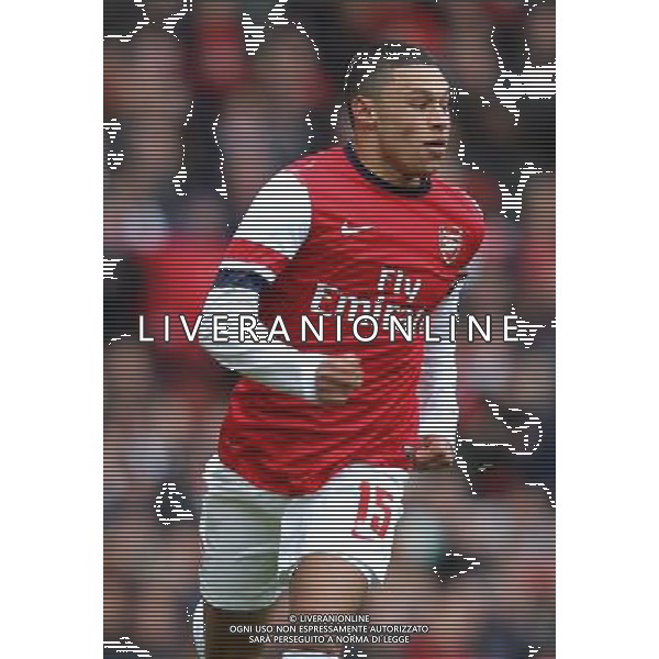 Arsenal\'s Alex Oxlade-Chamberlain - Credit - CameraSport - Karyn Haddon - Football - FA Challenge Cup Fifth Round - Arsenal v Blackburn Rovers - Saturday 16th February 2013 - Emirates stadium - London © CameraSport - 43 Linden Ave. Countesthorpe. Leicester. England. LE8 5PG - Tel: +44 (0) 116 277 4147 - admin@camerasport.com - www.camerasport.com AG ALDO LIVERANI S A S ONLY ITALY