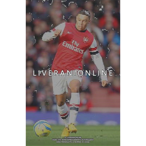 Arsenal\'s Alex Oxlade-Chamberlain - Credit - CameraSport - Karyn Haddon - Football - FA Challenge Cup Fifth Round - Arsenal v Blackburn Rovers - Saturday 16th February 2013 - Emirates stadium - London © CameraSport - 43 Linden Ave. Countesthorpe. Leicester. England. LE8 5PG - Tel: +44 (0) 116 277 4147 - admin@camerasport.com - www.camerasport.com AG ALDO LIVERANI S A S ONLY ITALY