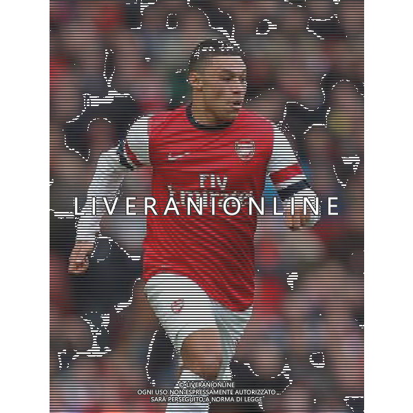 Arsenal\'s Alex Oxlade-Chamberlain - Credit - CameraSport - Karyn Haddon - Football - FA Challenge Cup Fifth Round - Arsenal v Blackburn Rovers - Saturday 16th February 2013 - Emirates stadium - London © CameraSport - 43 Linden Ave. Countesthorpe. Leicester. England. LE8 5PG - Tel: +44 (0) 116 277 4147 - admin@camerasport.com - www.camerasport.com AG ALDO LIVERANI S A S ONLY ITALY