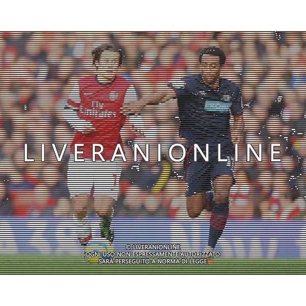 Arsenal\'s Tomas Rosicky battles with Blackburn Rovers\' Paulo Jorge - Credit - CameraSport - Karyn Haddon - Football - FA Challenge Cup Fifth Round - Arsenal v Blackburn Rovers - Saturday 16th February 2013 - Emirates stadium - London © CameraSport - 43 Linden Ave. Countesthorpe. Leicester. England. LE8 5PG - Tel: +44 (0) 116 277 4147 - admin@camerasport.com - www.camerasport.com AG ALDO LIVERANI S A S ONLY ITALY