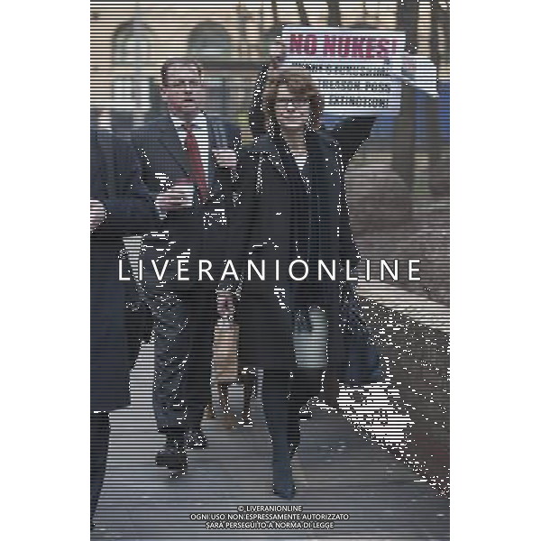 Vicky Pryce, ex-wife of former British energy minister Chris Huhne, arrives at Southwark Crown Court in London ©photoshot/AGENZIA ALDO LIVERANI SAS - ITALY ONLY - Vicky Price, ex-moglie dell\'ex ministro britannico dell\'energia Chris Huhne, arriva a Southwark Crown Court di Londra