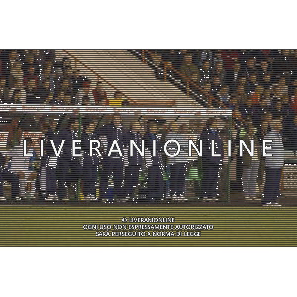 Chisinau (Moldova), 08 / 09 / 2004 Moldova -Italia Qualificazioni Mondiali 2006 Nella foto: panchina italia ph. Nicolo Zangirolami / Agenzia Aldo Liverani 