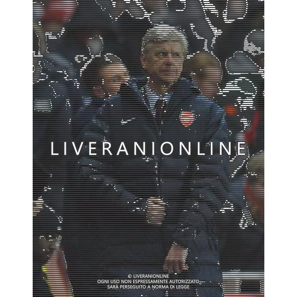 Emirates Stadium Arsenal v Bayern Munich (1-3) Champions League first Knockout Round 19/02/13 Disappointment for Arsenal manager after final whistle as Bayern Munich win convincingly Photo: Roger Parker Fotosports International AG ALDO LIVERANI S A S ONLY ITALY