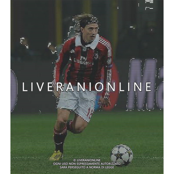 UEFA Champions League 2012/2013 Ottavi di Finale Andata Milano - 20.02.2013 Milan-Barcellona Nella Foto:montolivo /Ph.Vitez-Ag. Aldo Liverani