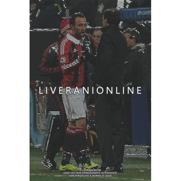 UEFA Champions League 2012/2013 Ottavi di Finale Andata Milano - 20.02.2013 Milan-Barcellona Nella Foto:pazzini allegri /Ph.Vitez-Ag. Aldo Liverani