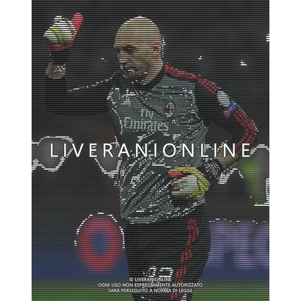UEFA Champions League 2012/2013 Ottavi di Finale Andata Milano - 20.02.2013 Milan-Barcellona Nella Foto:Abbiati Christian /Ph.Vitez-Ag. Aldo Liverani