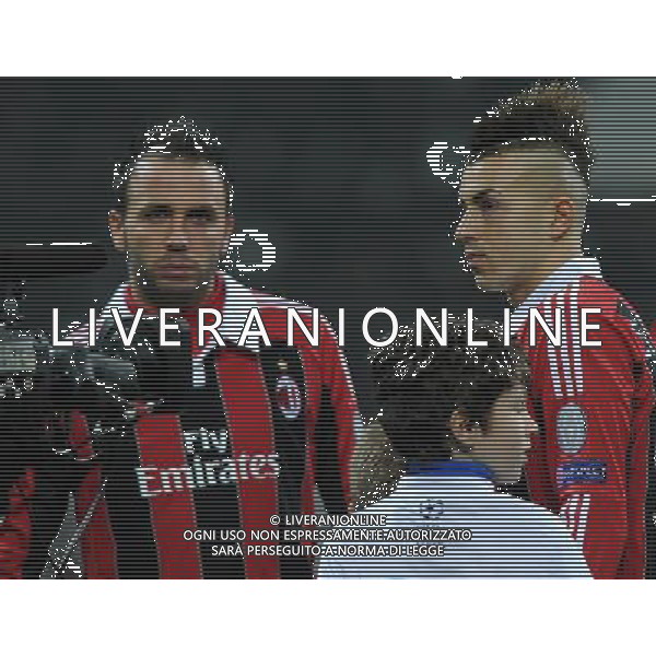 UEFA Champions League 2012/2013 Ottavi di Finale Andata Milano - 20.02.2013 Milan-Barcellona Nella Foto:El Shaarawy Stephan-Pazzini Giampaolo /Ph.Vitez-Ag. Aldo Liverani