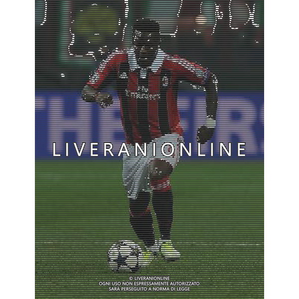 UEFA Champions League 2012/2013 Ottavi di Finale Andata Milano - 20.02.2013 Milan-Barcellona Nella Foto:Muntari Sulley /Ph.Vitez-Ag. Aldo Liverani