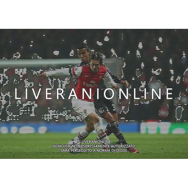Arsenal\'s Tomas Rosicky and Bayern Munich\'s Luiz Gustavo Football - UEFA Champions League - round of 16 - First Leg - Arsenal London v Bayern Munich - 19th February 2013 - Emirates Stadium - London - UK Foto: Michal Zemanek / dla Newspix.pl --- Newspix.pl AG ALDO LIVERANI S A S ONLY ITALY *** Local Caption *** www.newspix.pl mail us: info@newspix.pl call us: 0048 022 23 22 222 --- Polish Picture Agency by Ringier Axel Springer Poland