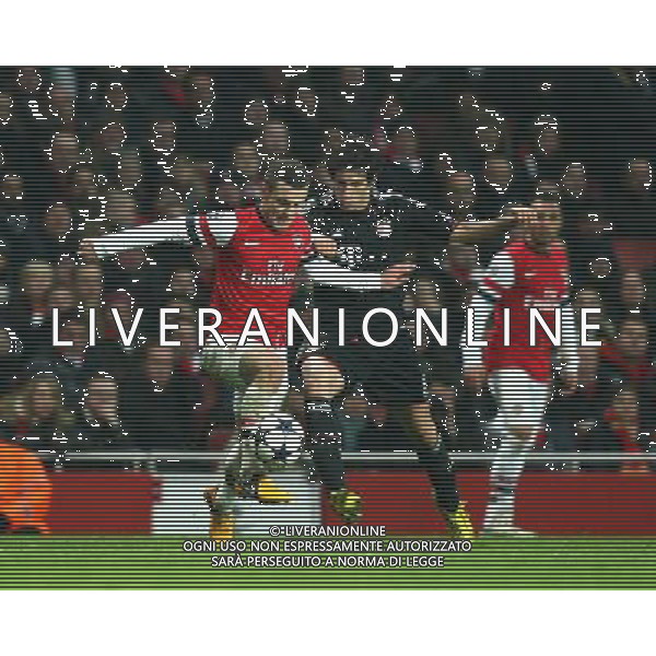 Bayern Munich\'s Javi Martinez and Arsenal\'s Jack Wilshere Football - UEFA Champions League - round of 16 - First Leg - Arsenal London v Bayern Munich - 19th February 2013 - Emirates Stadium - London - UK Foto: Michal Zemanek / dla Newspix.pl --- Newspix.pl AG ALDO LIVERANI S A S ONLY ITALY *** Local Caption *** www.newspix.pl mail us: info@newspix.pl call us: 0048 022 23 22 222 --- Polish Picture Agency by Ringier Axel Springer Poland