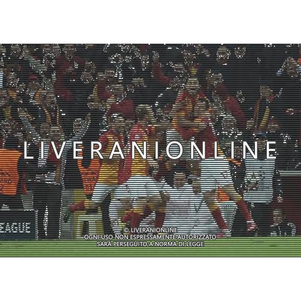 UEFA Champions League last sixteen first leg match between Galatasaray and Schalke 04 at Turk Telekom Arena Stadium in Istanbul on 20.02.2013 Pictured: Galatasaray\'s players celebrates after the score. pilka nozna liga mistrzow sezon 2012/2013 FOT.SESKIM PHOTO/NEWSPIX.PL TURKEY, GERMANY, AUSTRIA AND UK OUT !!! --- Newspix.pl AG ALDO LIVERANI S A S ONLY ITALY *** Local Caption *** www.newspix.pl mail us: info@newspix.pl call us: 0048 022 23 22 222 --- Polish Picture Agency by Ringier Axel Springer Poland