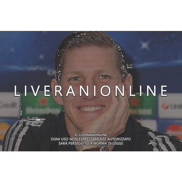 Bastian Schweinsteiger, FC Bayern Munich Press Conference, Ahead of their UEFA Champions League Round of 16 First leg against Arsenal FC, Landmark Hotel, London. 18.02.13 ©Photoshot/AGENZIA ALDO LIVERANI SAS-ITALY ONLY - EDITORIAL USE ONLY