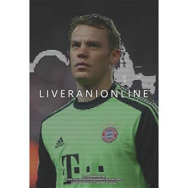 Bayern Munich\'s Manuel Neuer Football - UEFA Champions League - round of 16 - First Leg - Arsenal London v Bayern Munich - 19th February 2013 - Emirates Stadium - London - UK Foto: Michal Zemanek / dla Newspix.pl LIGA MISTRZOW SEZON 2012/2013 PILKA NOZNA ARSENAL LONDYN vs BAYERN MONACHIUM --- Newspix.pl AG ALDO LIVERANI S A S ONLY ITALY *** Local Caption *** www.newspix.pl mail us: info@newspix.pl call us: 0048 022 23 22 222 --- Polish Picture Agency by Ringier Axel Springer Poland