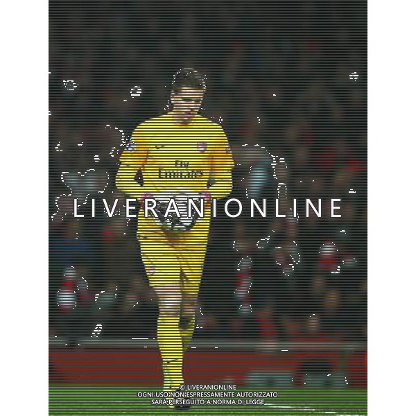 Arsenal\'s Wojciech Szczesny Football - UEFA Champions League - round of 16 - First Leg - Arsenal London v Bayern Munich - 19th February 2013 - Emirates Stadium - London - UK Foto: Michal Zemanek / dla Newspix.pl LIGA MISTRZOW SEZON 2012/2013 PILKA NOZNA ARSENAL LONDYN vs BAYERN MONACHIUM --- Newspix.pl AG ALDO LIVERANI S A S ONLY ITALY *** Local Caption *** www.newspix.pl mail us: info@newspix.pl call us: 0048 022 23 22 222 --- Polish Picture Agency by Ringier Axel Springer Poland