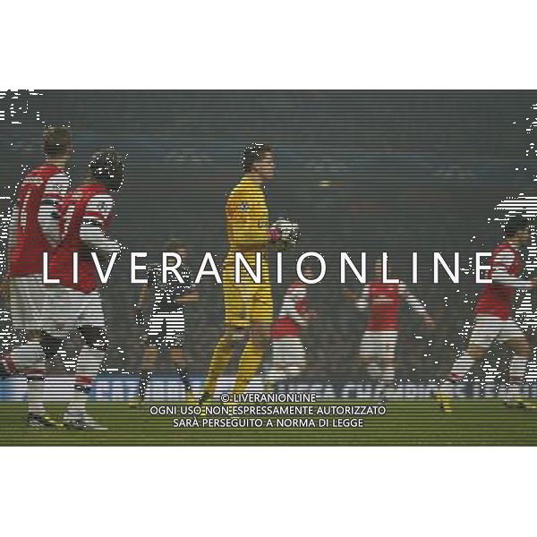 Arsenal\'s Wojciech Szczesny Football - UEFA Champions League - round of 16 - First Leg - Arsenal London v Bayern Munich - 19th February 2013 - Emirates Stadium - London - UK Foto: Michal Zemanek / dla Newspix.pl LIGA MISTRZOW SEZON 2012/2013 PILKA NOZNA ARSENAL LONDYN vs BAYERN MONACHIUM --- Newspix.pl AG ALDO LIVERANI S A S ONLY ITALY *** Local Caption *** www.newspix.pl mail us: info@newspix.pl call us: 0048 022 23 22 222 --- Polish Picture Agency by Ringier Axel Springer Poland