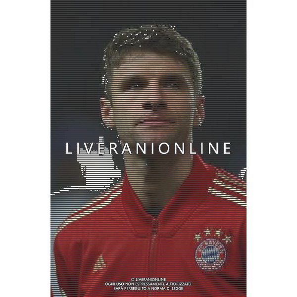 Bayern Munich\'s Thomas Muller Football - UEFA Champions League - round of 16 - First Leg - Arsenal London v Bayern Munich - 19th February 2013 - Emirates Stadium - London - UK Foto: Michal Zemanek / dla Newspix.pl LIGA MISTRZOW SEZON 2012/2013 PILKA NOZNA ARSENAL LONDYN vs BAYERN MONACHIUM --- Newspix.pl AG ALDO LIVERANI S A S ONLY ITALY *** Local Caption *** www.newspix.pl mail us: info@newspix.pl call us: 0048 022 23 22 222 --- Polish Picture Agency by Ringier Axel Springer Poland
