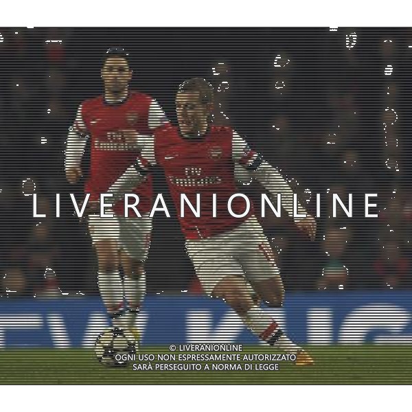 Emirates Stadium Arsenal v Bayern Munich (1-3) Champions League first Knockout Round 19/02/13 Jack Wilshere (Arsenal) Photo: Roger Parker Fotosports International ©Photoshot/AGENZIA ALDO LIVERANI SAS-ITALY ONLY - EDITORIAL USE ONLY