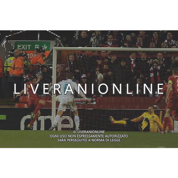 Joe Allen Scores 2nd goal Liverpool 2012/13 Liverpool V FC Zenit ST Petersburg 21/02/13 UEFA Europa League Photo: Robin Parker Fotosports International AG ALDO LIVERANI S A S ONLY ITALY