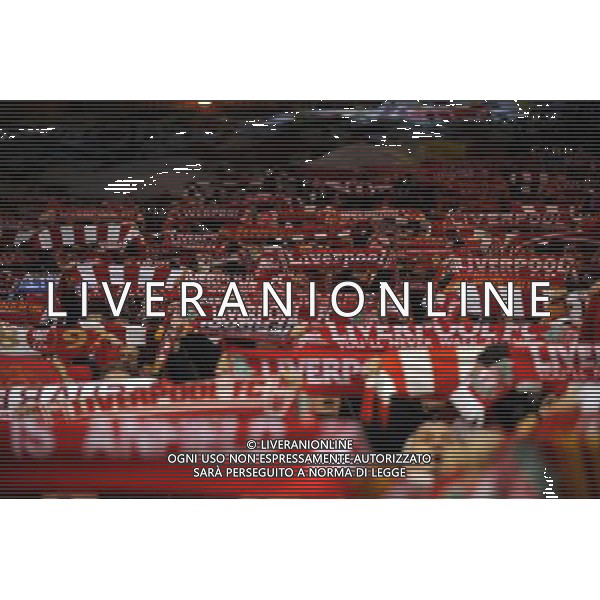 Liverpool Fans in the Kop End 2012/13 Liverpool V FC Zenit ST Petersburg 21/02/13 UEFA Europa League Photo: Robin Parker Fotosports International AG ALDO LIVERANI S A S ONLY ITALY