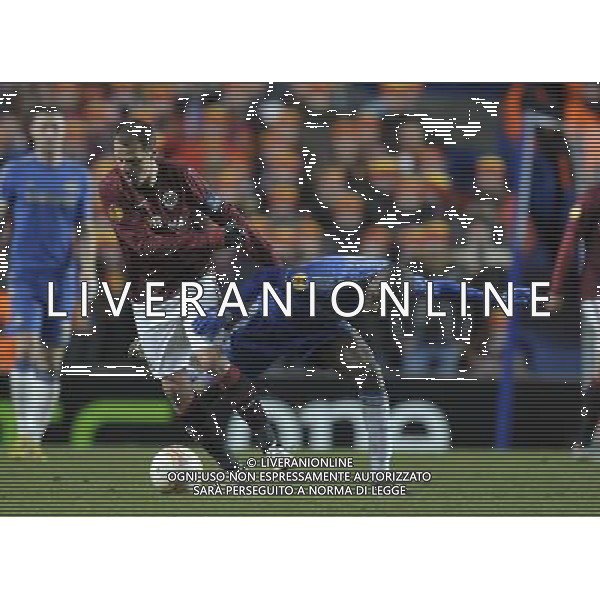 Stamford Bridge Chelsea v Sparta Prague (1-1, 2-1 agg) Europa League 21/02/13 Ramires (Chelsea) Marek Matejovsky (Sparta Prague) Photo: Roger Parker Fotosports International AG ALDO LIVERANI S A S ONLY ITALY