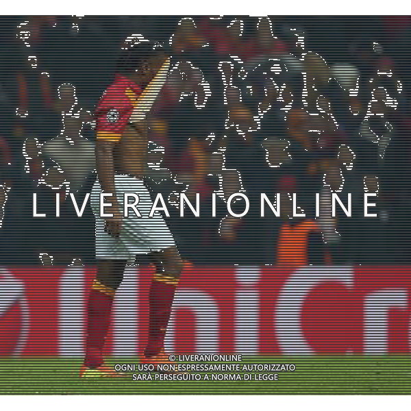 UEFA Champions League last sixteen first leg match between Galatasaray and Schalke 04 at Turk Telekom Arena Stadium in Istanbul on 20.02.2013 Pictured: Didier Drogba of Galatasaray. AG ALDO LIVERANI S A S