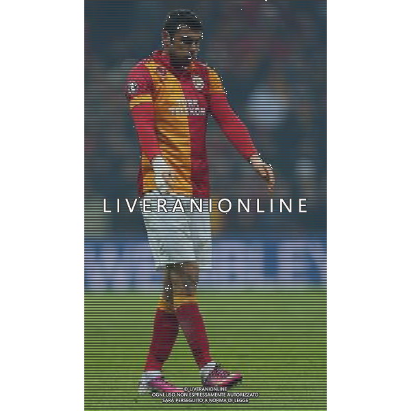 UEFA Champions League last sixteen first leg match between Galatasaray and Schalke 04 at Turk Telekom Arena Stadium in Istanbul on 20.02.2013 Pictured: Burak Yilmaz of Galatasaray. AG ALDO LIVERANI S A S AG ALDO LIVERANI S A S