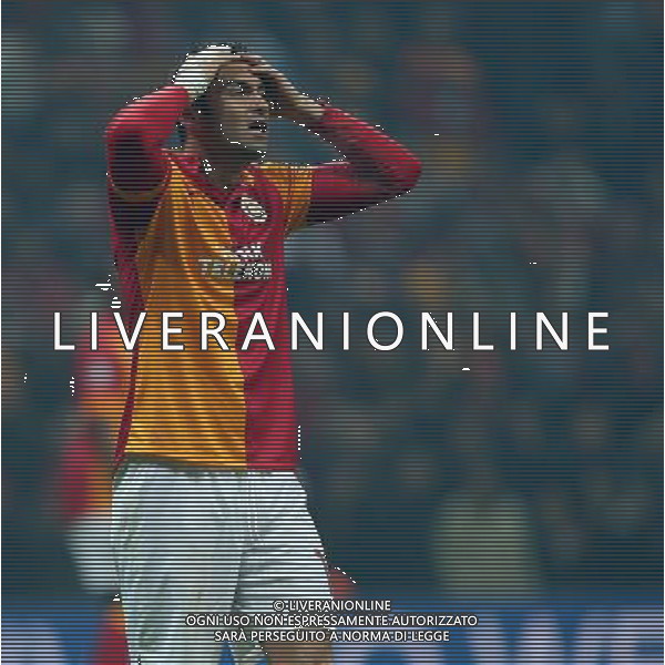 UEFA Champions League last sixteen first leg match between Galatasaray and Schalke 04 at Turk Telekom Arena Stadium in Istanbul on 20.02.2013 Pictured: Burak Yilmaz of Galatasaray. AG ALDO LIVERANI S A S