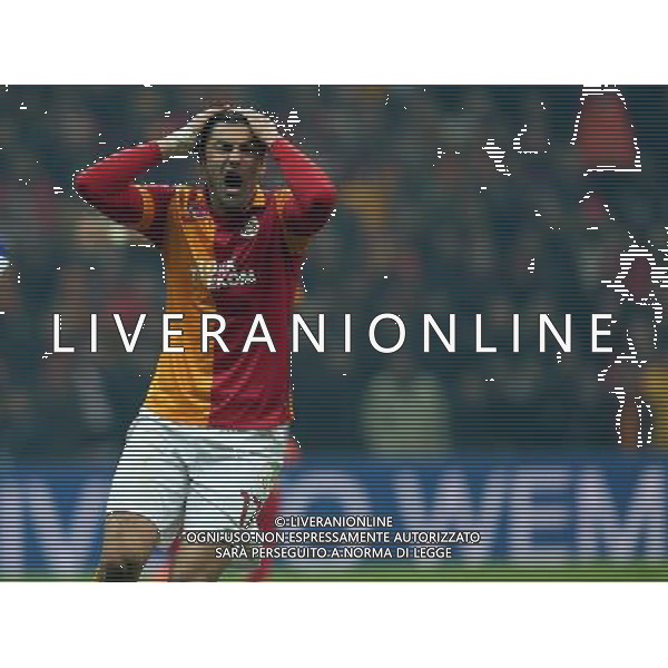 UEFA Champions League last sixteen first leg match between Galatasaray and Schalke 04 at Turk Telekom Arena Stadium in Istanbul on 20.02.2013 Pictured: Burak Yilmaz of Galatasaray. AG ALDO LIVERANI S A S