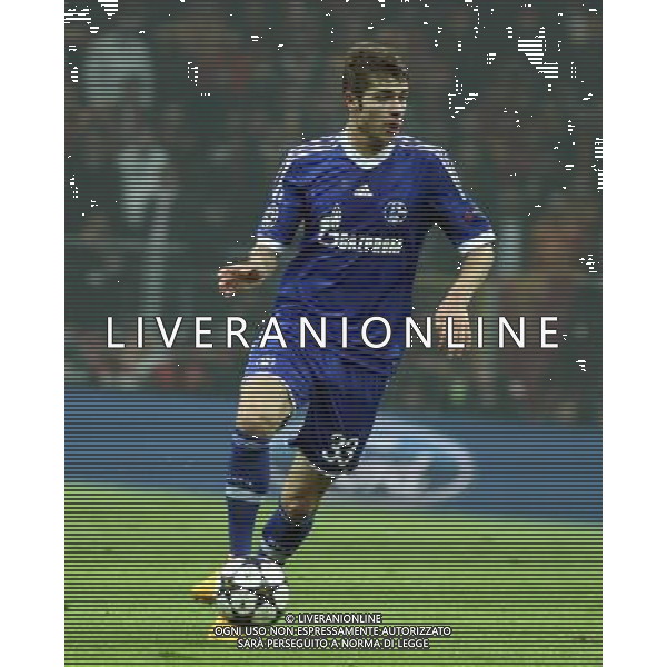 UEFA Champions League last sixteen first leg match between Galatasaray and Schalke 04 at Turk Telekom Arena Stadium in Istanbul on 20.02.2013 Pictured: Roman Neustadter of Schalke 04. AG ALDO LIVERANI S A S