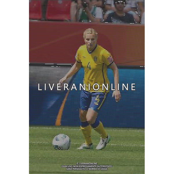 Annica Svensson (Sweden); June 28; 2011 - Football : Fifa Women\'s World Cup Germany 2011;Group C Match 6; match between Colombia 0-1 Sweden at BayArena Stadion ;Leverkusen, Germany.;;( photo by aicfoto)(ITALY) [0855] /AGENZIA ALDO LIVERANI SAS
